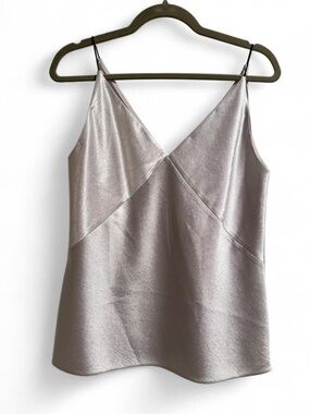 Vince Shimmery Taupe Satin Camisole